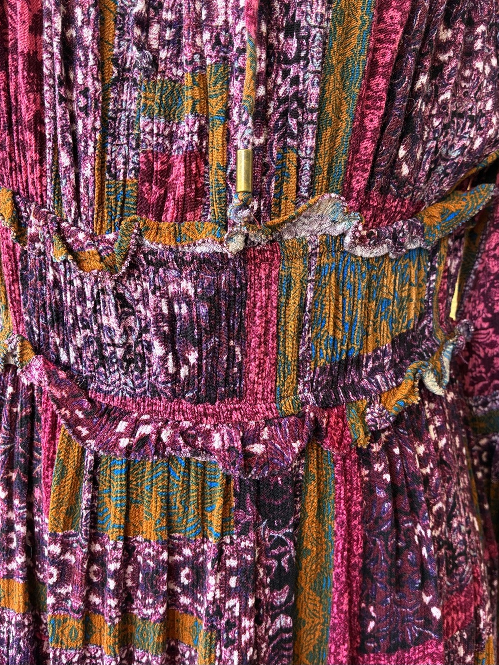 Olivaceous Medium Long Sleeve Maxi Dress - Picture 4 of 13
